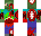 my glitched zombie skin