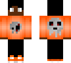 orange necro skeleton