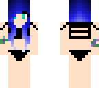 punk bathing suit girl