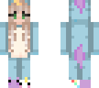 blue unicorn onesie 