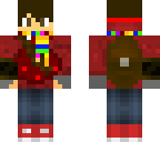 rainbow scarf kevinminesred