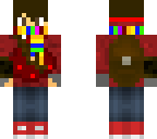 rainbow scarf kevinminesred