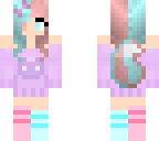 cotton candy werewolf kid
