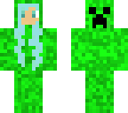 creeper costume girl
