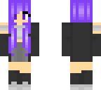 galaxy haired girl
