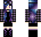 goth galaxy girl