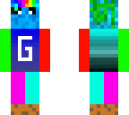 mixed raimbow girl