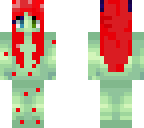 red zombie girl