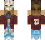 skull mask girl