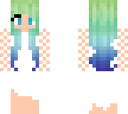 tie dye haired bride