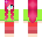 girl with red hair and flower