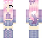 pink hair girl