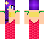 purple mer-human