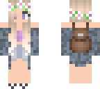 school girl with backpack