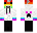 boy rainbow cow