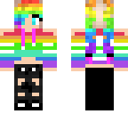 rainbow girl