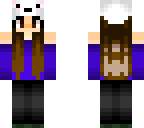 violet shirt pb hat