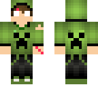 beaten up creeper hoodie herobrine