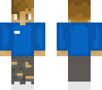 blue shirt boy