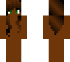curly brown hair girl base
