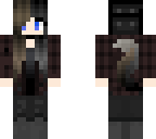 emo girl shy and wolf