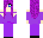 purple dress girl