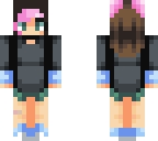 - pinky and blue -