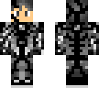 black flames