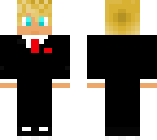 blonde tux