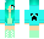 creeper girl blue