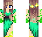flower forest girl