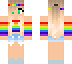 rainbow girl