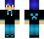 gamer blue skin