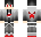 grey with red creeper boy
