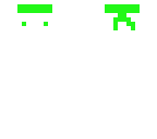 my skin green