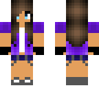purple hoodie girl