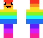 rainbow derp - white eyes