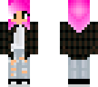 short pink hair