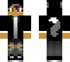 black hoooded blaze