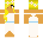 blonde flower crown