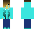 cool blue girl