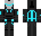 light blue omega skin with logo