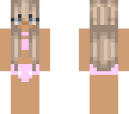 pastel pink bikini