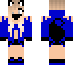 blue cute girl