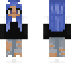 blue girl