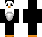 penguin - black feathers