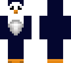 penguin - blue feathers
