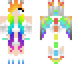 rainbow dragon girl