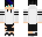 blue and white