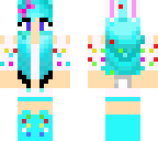 blue candy bunny